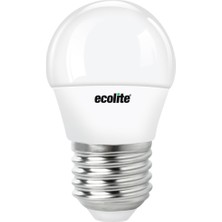 Ecolite Ecolite 5 W Sarı Stick E27 Duy LED Ampul (6'li Paket)