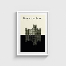 Domirus Downton Abbey Dizi Posteri Tablo Çerçeveli Poster Duvar Dekorasyonu
