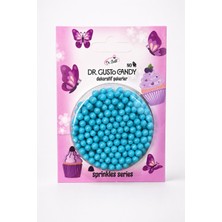 Dr. Gusto 4 mm Bebe Mavi Boncuk Pasta Süsleme Şekeri