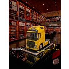 Oyuncak Sahili Man Tgx Xxl Metal Tır Kafası Konteyner Taşıyıcı 9.4 cm Koleksiyon Orjnal Mini Model 1.64 Ölçek Diecast Sarı