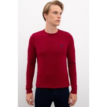 U.S. Polo Assn. Erkek Bordo Basic Kazak 50224739-VR014