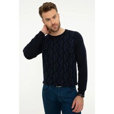 Pierre Cardin Erkek Lacivert Slim Fit Triko Kazak G021GL0TK.000.867157
