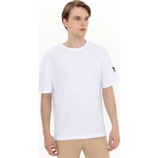 U.S. Polo Assn. Beyaz Erkek T-Shirt