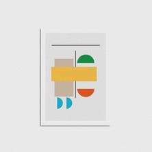 Domirus Geometry Rainbow 2 Poster Çerçevesiz Duvar Dekorasyonu