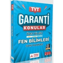 Paraf Yayınları Paraf TYT Fen Bilimler Garanti Konular Soru Bankası