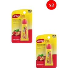 Carmex Lip Balm Tüp Spf Çilek 10GR X2 Adet