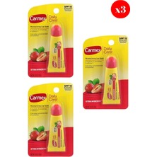 Carmex Lip Balm Tüp Spf Çilek 10GR X3 Adet