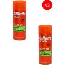 Gillette Fusion5 Ultra Sensitive Traş Jeli 75ML X2 Adet