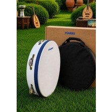 Piarro Çocuklar için Zilli Def 25 cm (Taşıma Çantası Hediyeli )