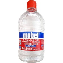 Ennalbur Mobel Sentetik Tiner 640 Ml Yüksek Çözücülük Gücüyle Boya ve Temizlik İçin İdeal