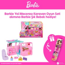 Barbıe® Yol Macerası Karavan | Sarışın Şık Barbie® Bebek Hediyeli