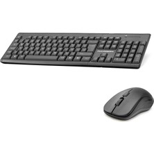 DS LLC Ireless Klavye Mouse Set Q Siyah HD840