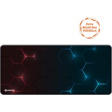 Polosmart PGS305 90X40 cm Xl Oyuncu Mouse Pad 4 mm Kalın Kaydırmaz Kauçuk Taban Yüksek Hassasiyetli