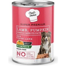 Chef's Choice Chefs Choice Pumpkin Pate Kuzulu Balkabaklı Tahılsız Yetişkin Köpek Konservesi 12 Adet 400 gr