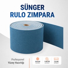 Badem10 80 Kum Ahşap Sünger Zımpara Kağıdı (5 Metre)  Mutfak Banyo Dekorasyon Bant Kağıt Süngerli Zımpara