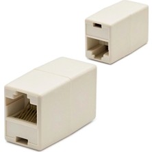 DS LLC RJ45 To RJ45 Uzatma Adaptör Krem HDX5006