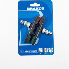 Taiwan Bisiklet V Brake Fren Pabucu - Asimetrik - 3 Renkli [72 Mm] Brakco  Taıwan