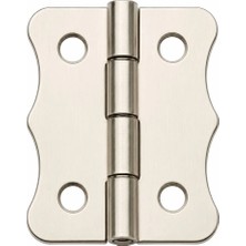 DS LLC Nikel 100 Adet Papatya Menteşe Düz 30X23 mm - Dekoratif Çerçeve Fener Kutu Menteşesi