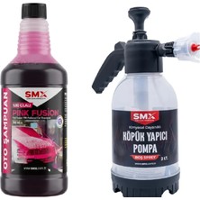 Smx %90 Cilalı Pink Fusion Oto Şampuanı 750 ml ve Köpükpompası