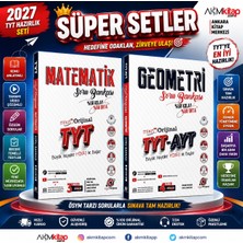 Akm Kitap Orjinal Tyt Mikro Matematik ve Geometri Soru Bankası Seti 2 Kitap