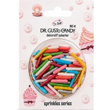 Dr. Gusto Çubuk Mix Karışık Renkli Pasta Süsleme Şekeri