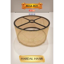 Hardal Hasır Lambader Başlığı 35 cm Mega Boy