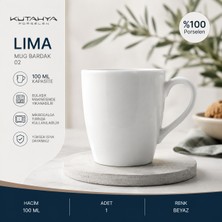 Kütahya Porselen Lima Mug Bardak 02 Porselen Kahve Çay Kupası