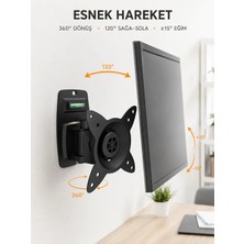 Digitus DA-90350 13 - 27 Inch 15KG Duvara Monteli Tv Monitör Askı Aparatı