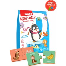 Puedo What Do I Eat? Eşleştirme Puzzle (24 Parça)