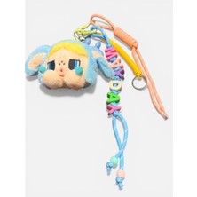 LES PETITES MAINS Cry Baby Açık Mavi Charm | Telefon ve Çanta Süsü, Sevimli Anahtarlık Aksesuarı