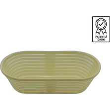 Dinç Kitchen Oval Ekmek Hamur Mayalama Sepeti 26x12x7,5 cm Oval 26x12x7,5