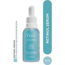 The Ceel Kırışıklık ve Yaşlanma Karşıtı Aydınlatıcı Retinol Serum Ascorbıc Acıd, %1 Retinol & Ceramides 30 ml