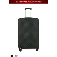 Cotpoly Home Diamond  Abs Büyük Boy Valiz