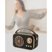 BYZM Retro Tarz Kablosuz Radyo – Bluetooth, USB ve Tf Kart Girişli