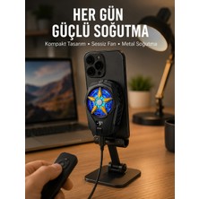 BYZM Cep Telefonu Radyatörü – Type-C, 2 Vitesli, Sessiz Soğutma Fanı Yeni Nesil