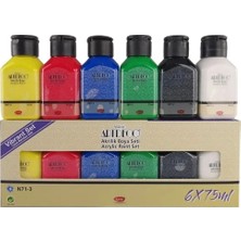 Artdeco Canlı Renkler 6X75ML Akrilik Boya Seti