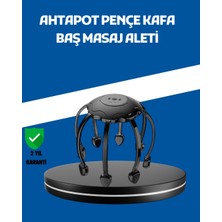 BYZM Elektrikli Saç Derisi Masaj Aleti Çok Noktalı 8 Kollu Titreşimli Masaj