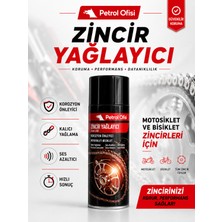 Petrol Ofisi Zincir Yağlayıcı 400 ml Motosiklet Bisiklet O-Ring X-Ring Z-Ring Uyumlu