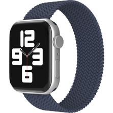 Drop Tedarik Apple Watch 38MM Ayarlı Solo Silikon Kordon - Lacivert