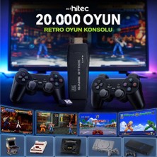 ScHitec Arcade Yeni 4KHD Retro Game Stick 90 lı Yıllar Oyun Makinası Oyunları 20000 Oyunlu Konsol
