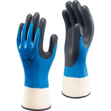 Showa Koruyucu Eldiven Köpük Nitril Avuçiçi Çift Kat Kaplı 377 No:9 / Xlarge