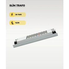 AC Aydınlatma 24V 8.3A  - 200W Ultra Slim Trafo