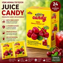 Bezos 24’lü Vişne Aromalı Toz Içecek Tozu C Vitaminli Tek Kullanımlık Ferahlatıcı Içecek Paketi