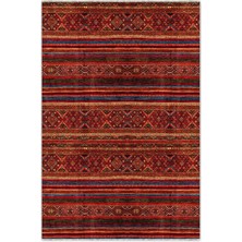 Pastel Home Renkli Bordo Tasarım Şönil Halı Kilim Yolluk Kaymaz Yıkanabilir Salon Oturma Odası Halısı Mutfak