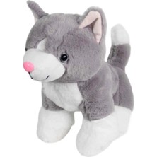 Mey Ithalat® Kedi Peluş Gri 36 cm