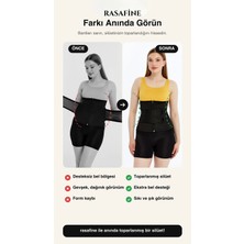 Rasafine Çift Bantlı Bel Korsesi – Karın Toparlayıcı Korse, Ayarlanabilir Sıkılık, Günlük Kullanım ve Ince Görünüm Sağlayan Bel Şekillendirici Korse