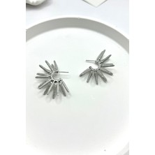 Kadın Küpe Özel Seri Çubuk Diken C Model Kararmaz Küpe