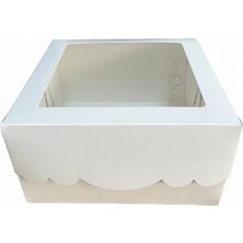 Ege Concept Life 18X18X14 Yaş Pasta ve Kuru Pasta Kutusu Asetatlı
