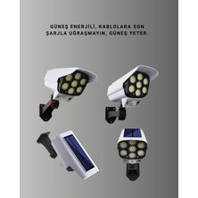 Mey Ithalat® 3 Modlu Güneş Paneli Aydınlatmalı Dış Mekan Güvenlik Işığı – IP65 Su Ge�