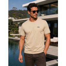 Masimar Erkek Ribanalı Esnek Spor 60/1 Kumaş T-Shirt